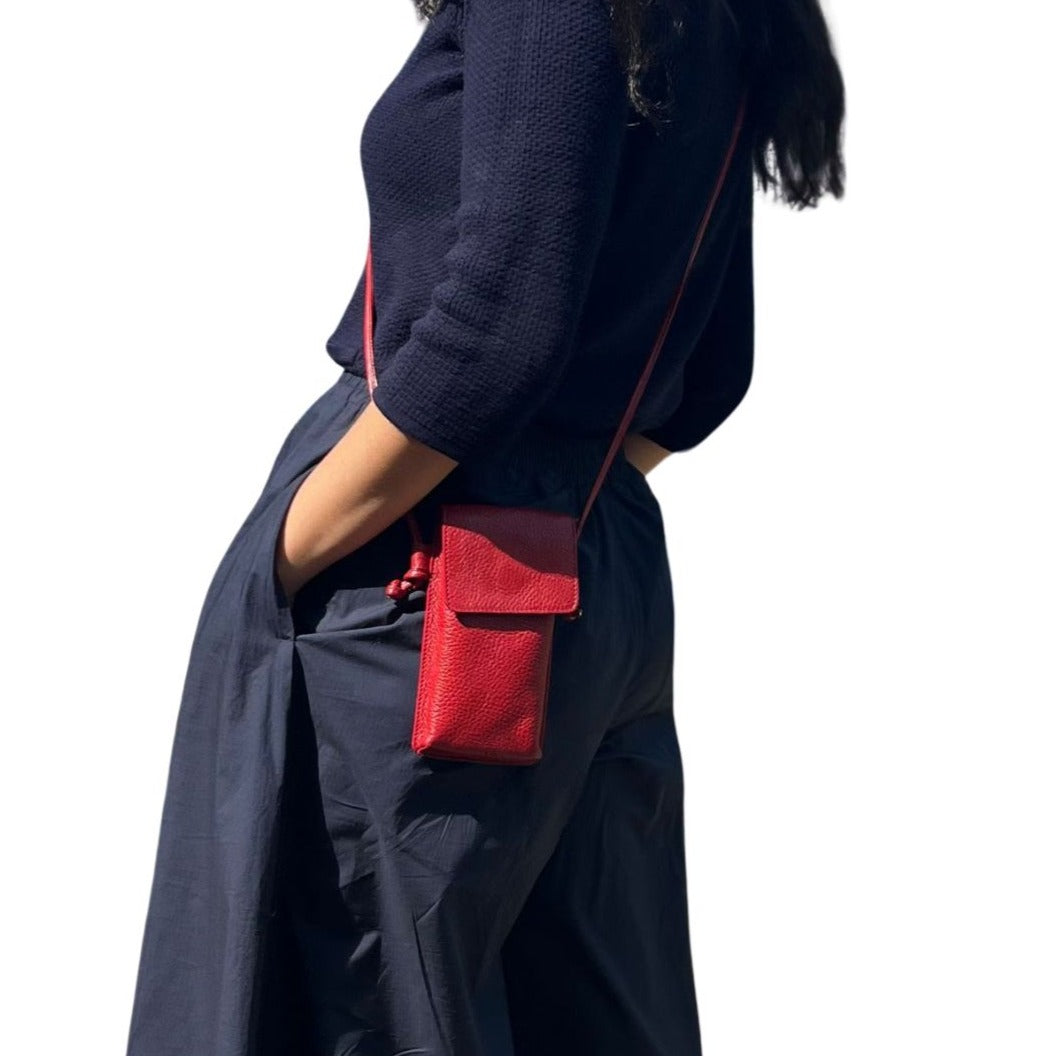 Phone bag n°06- Rouge Piment